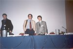 Enrico Pappolla di PocketPC Italia ed io dopo la sua presentazione